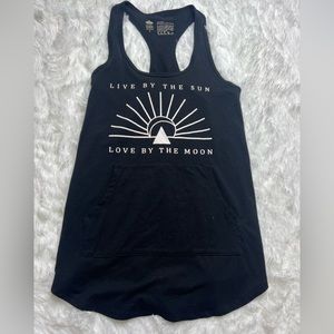 Racerback tank small black